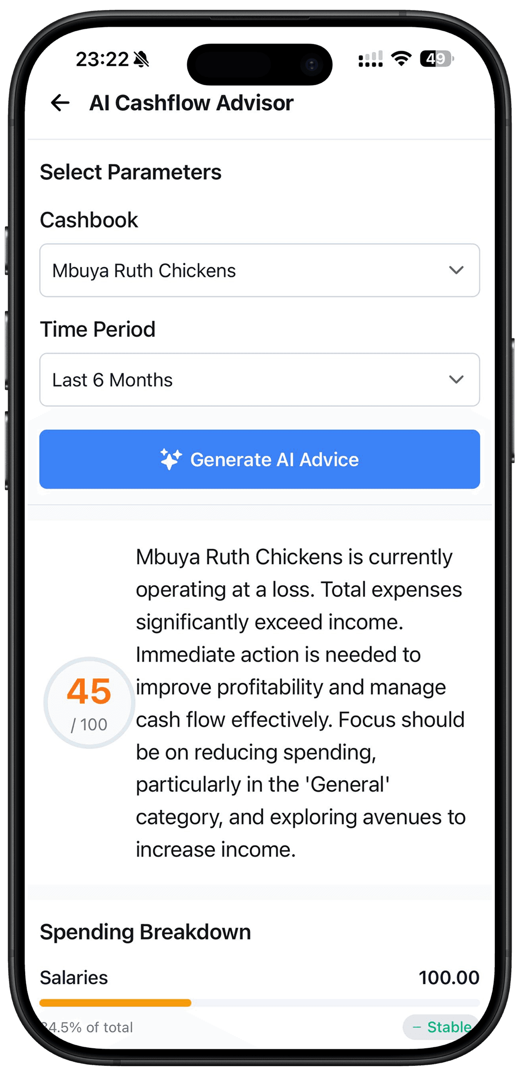 Cashbook Assist Dashboard